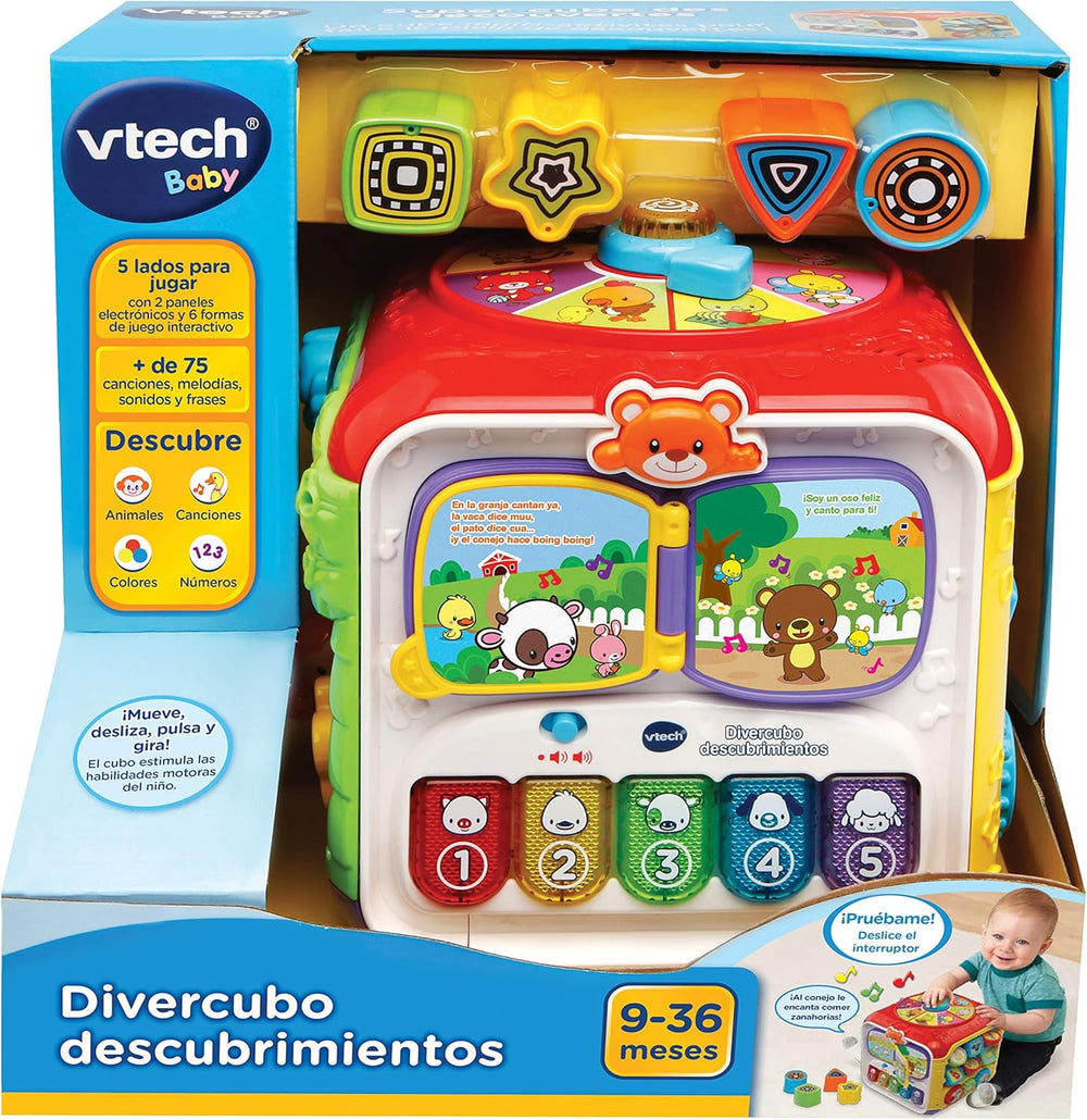 Juguete Divercubo Descubrimientos Para Bebés