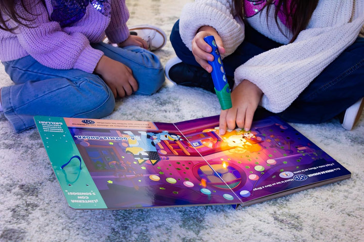 Libro Con Linterna Bluey ¡oooh, Qué Brillante! Para Niños