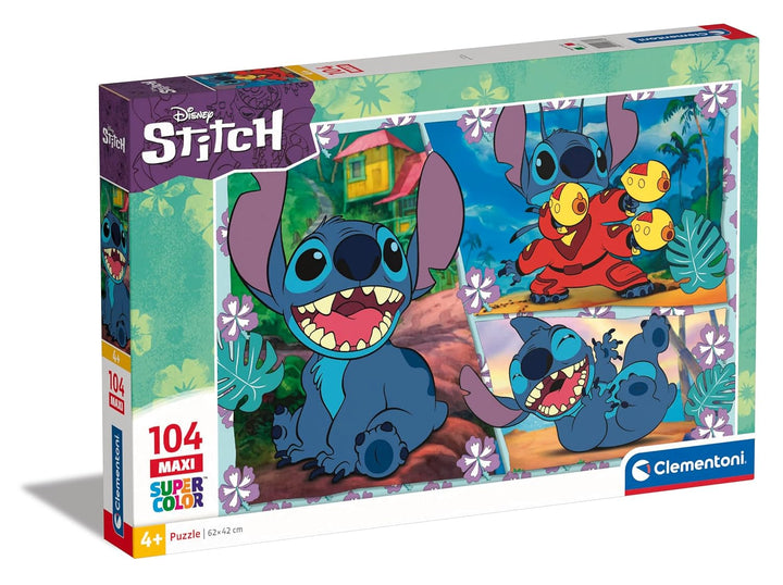 Rompecabezas 104 Piezas Stitch Para Niños