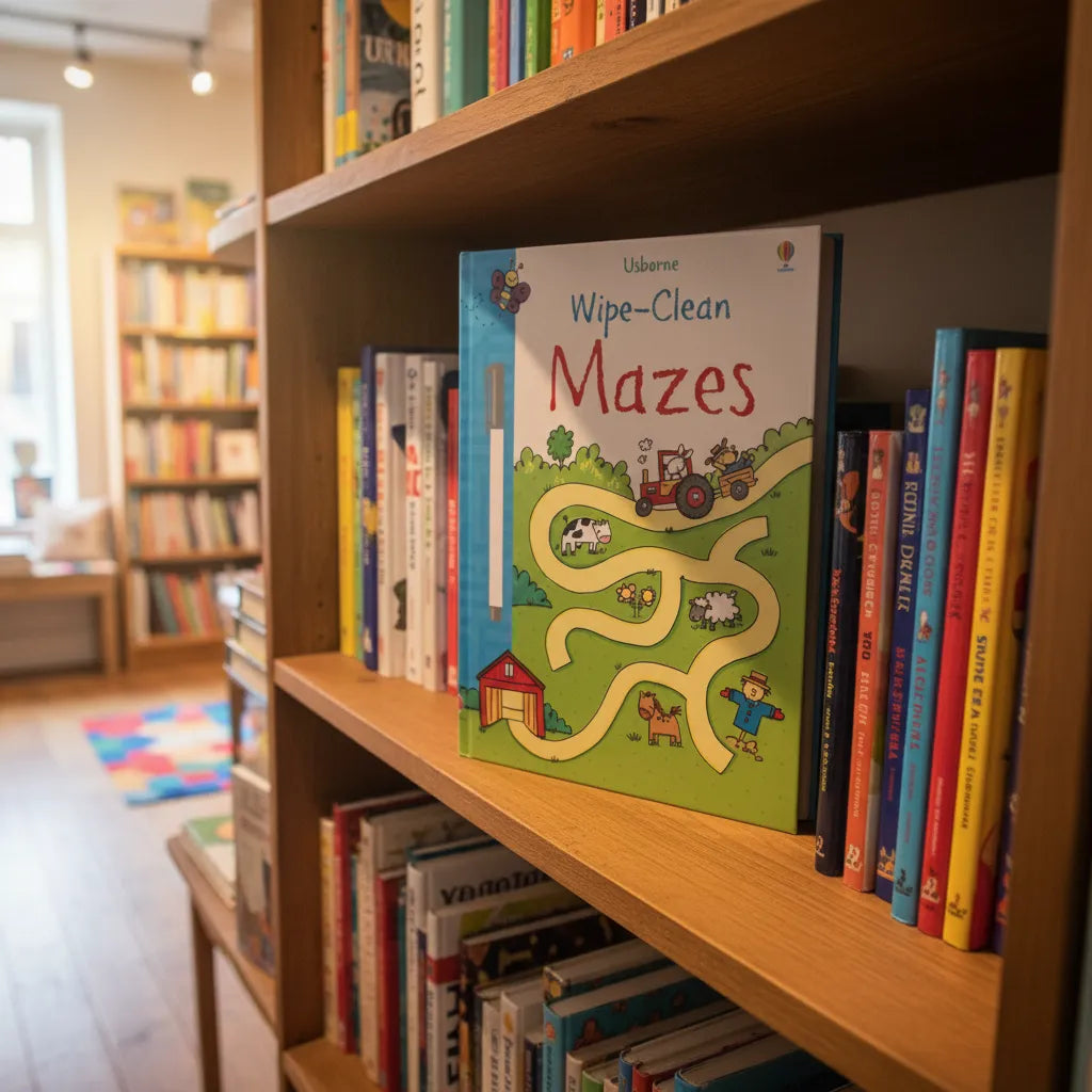 Libro Infantil laberintos Divertido Borrable Niños