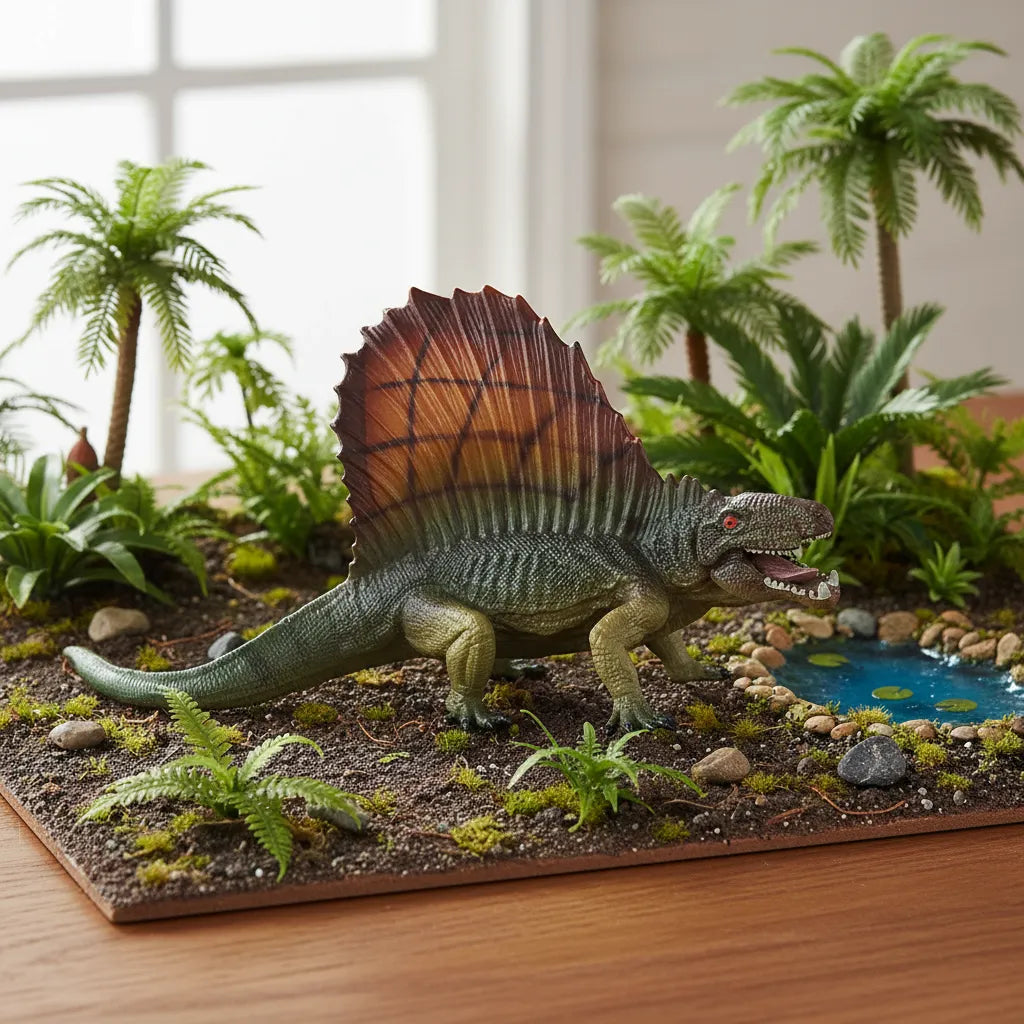 Figura Coleccionable Dinosaurio Dimetrodon Para Niños