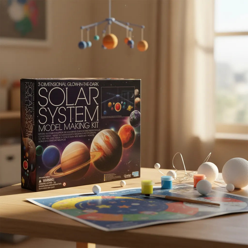 Móvil del Sistema Solar LED