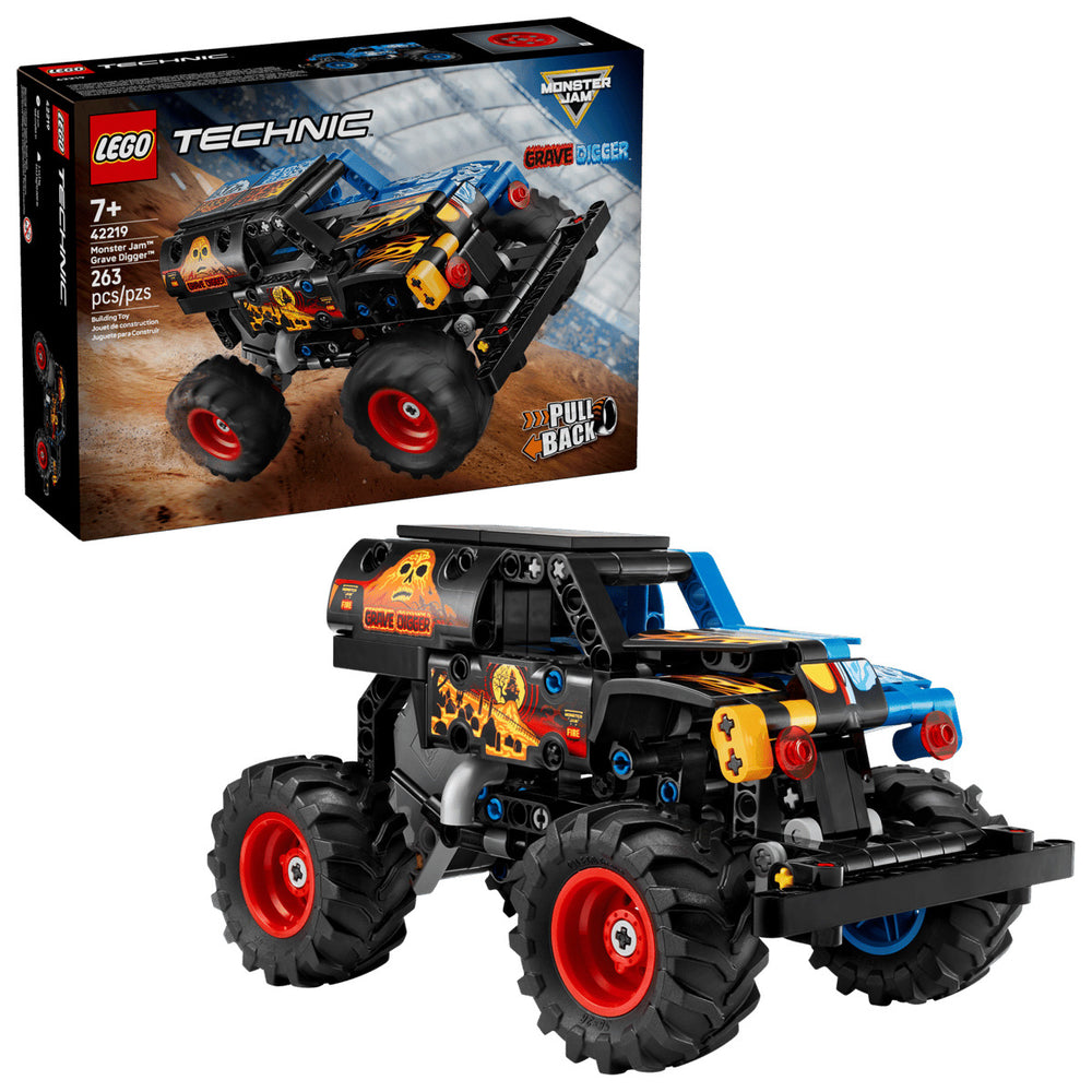 Juego Construcción Monster Jam Grave Digger Lego Original