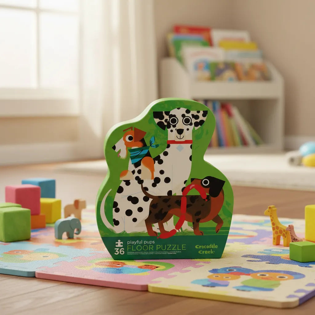 Rompecabezas 36 Piezas Cachorros Juguetones