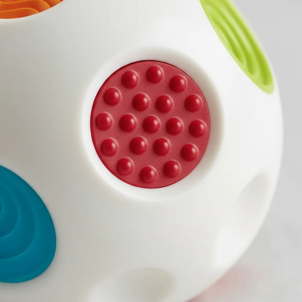 Pelota Bebés Sensorial Luces Sonidos Y Texturas