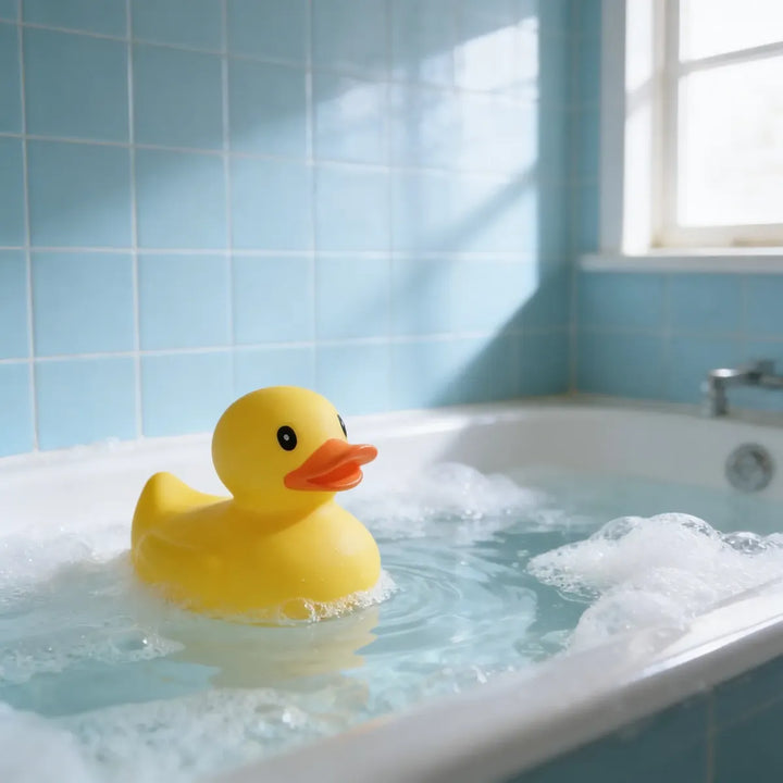 Juguete Patito De Baño Amarillo Infantino Para Bebés Niños