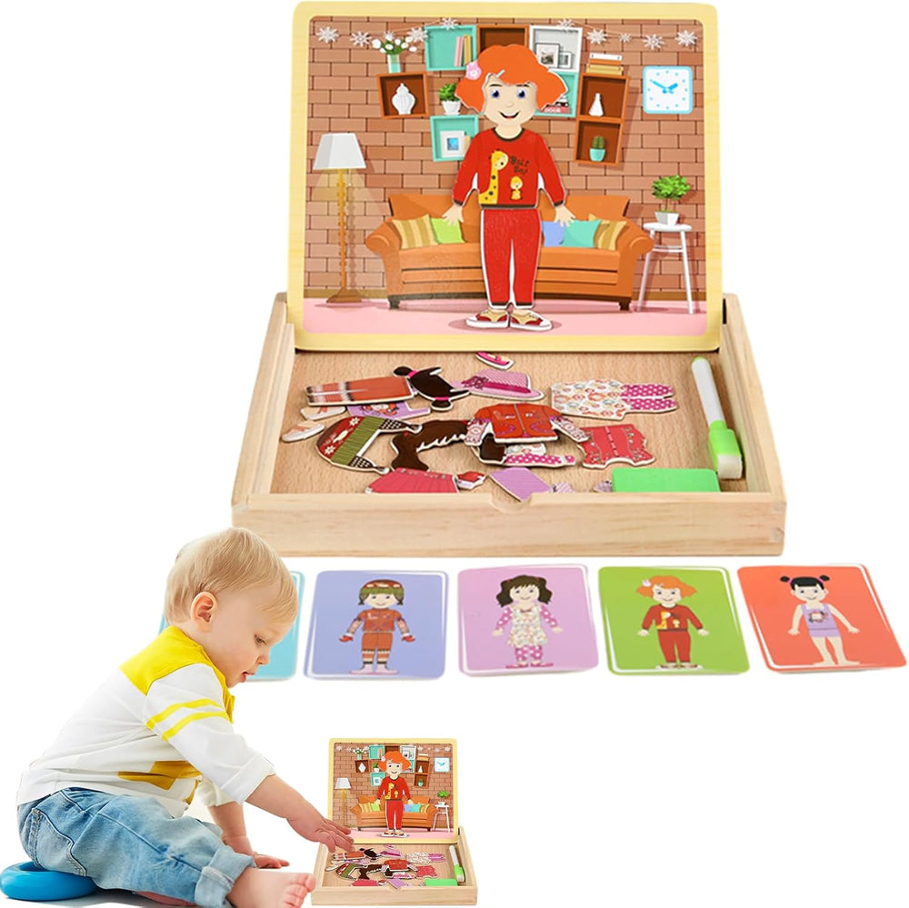 Juego Educativo Vestimenta Magnética  Niños