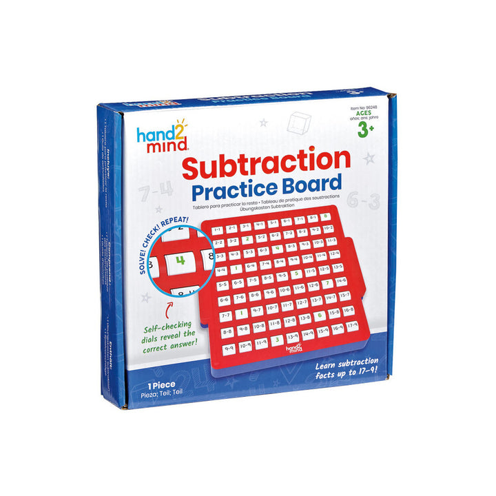 Juego Tablero Práctica De restas Para Niños