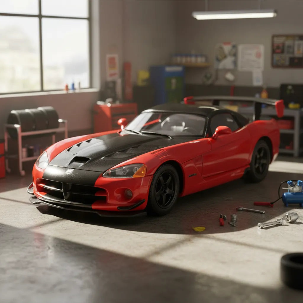 Carro A Escala Dodge Viper Srt 10 Acr 1/24