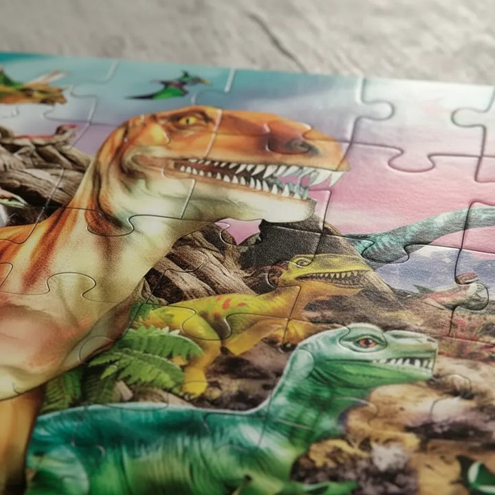 Rompecabezas 104 Piezas Tierra De Dinosaurios Clementoni