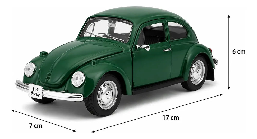 Carro Maisto 1:24 Se Volkswagen Beetle Verde