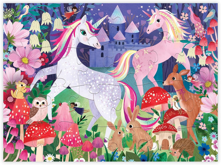 Rompecabezas Castillo Unicornio 24 Piezas Para Niños