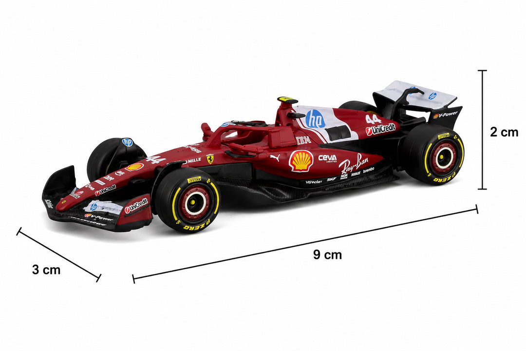 Carro A Escala 1/64 Race Formula Ferrari Sf-25