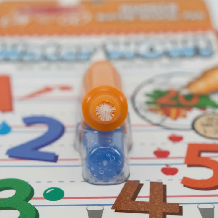Libro De Actividades Pinta Con Agua Los Números
