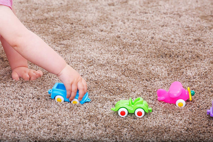 Juguetes Set Vehículos Coloridos 7 Piezas Para Niños