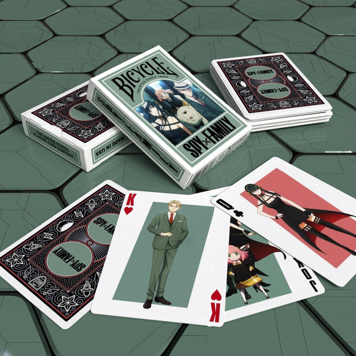 Cartas Bycycle Diseño Spy X Family Para Adultos