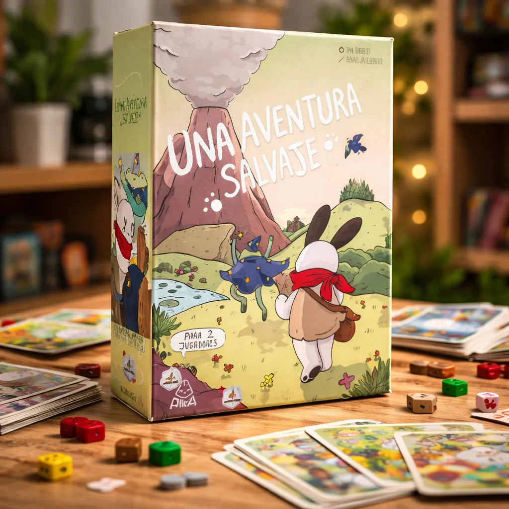 Juego De Mesa Una Aventura Salvaje Niños Adultos