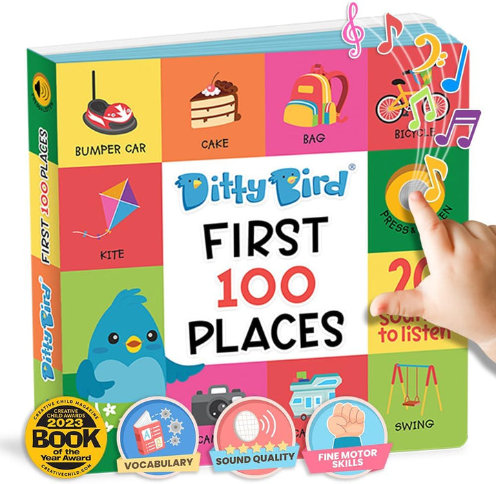Libro Interactivo First 100 Places Sonidos Niños