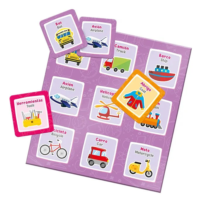 Juego Didactico Loteria Bilingue Ronda