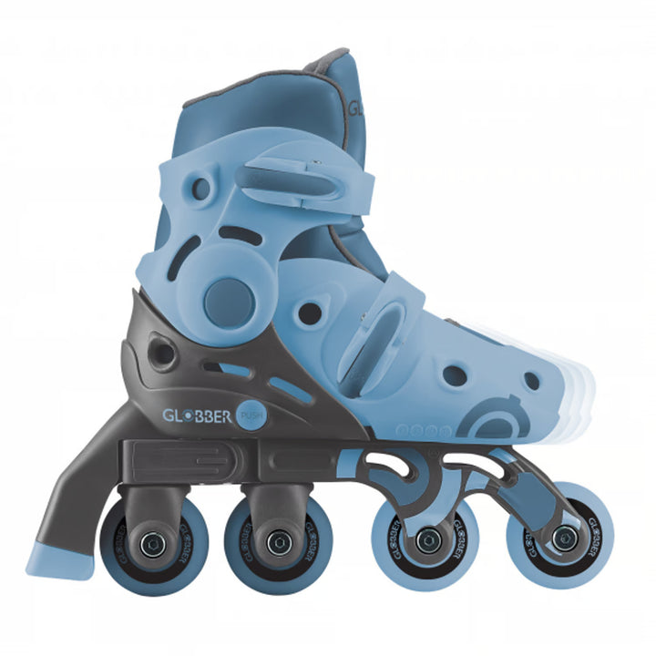 Patines En Línea 2 En 1 Azul Para Niños
