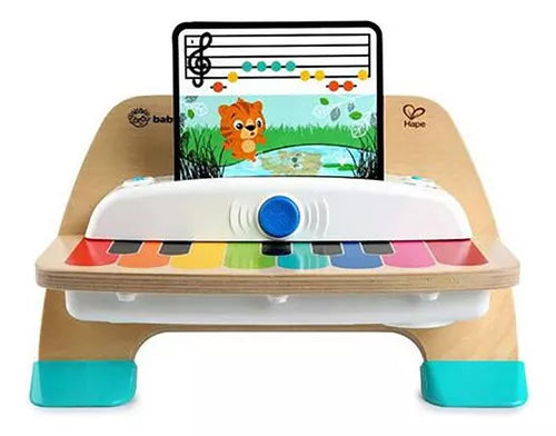 Juguete Didáctico Piano Táctil De Madera Para Bebés