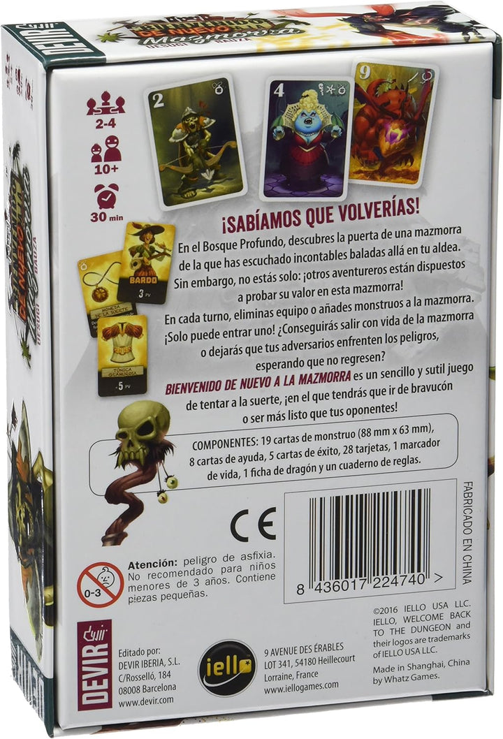 Juego Bienvenido De Nuevo Mazmorra Adultos