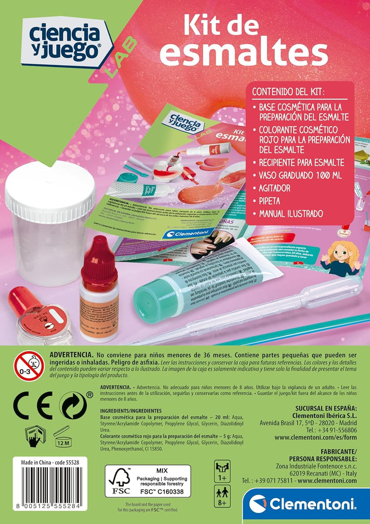 Juego Crea Esmaltes Brillantes Para Niños