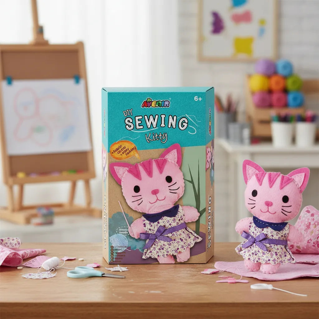 Set De Arte Y Manualidades Amigos Tejidos Gato