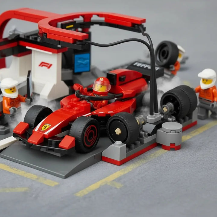 Juguete Lego City F1 Pit Stop Ferrari 322 Piezas Para Niños