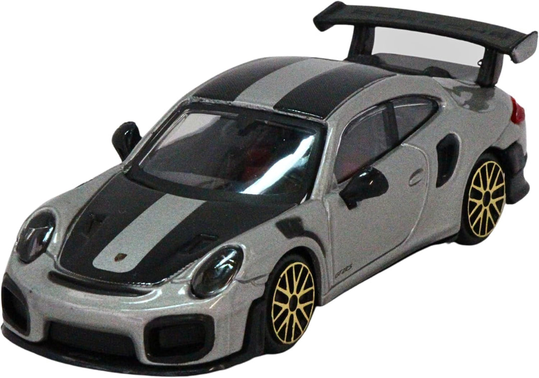 Carro Coleccionable Bburago 1:45 Porshe 911 Gt Rs Gris