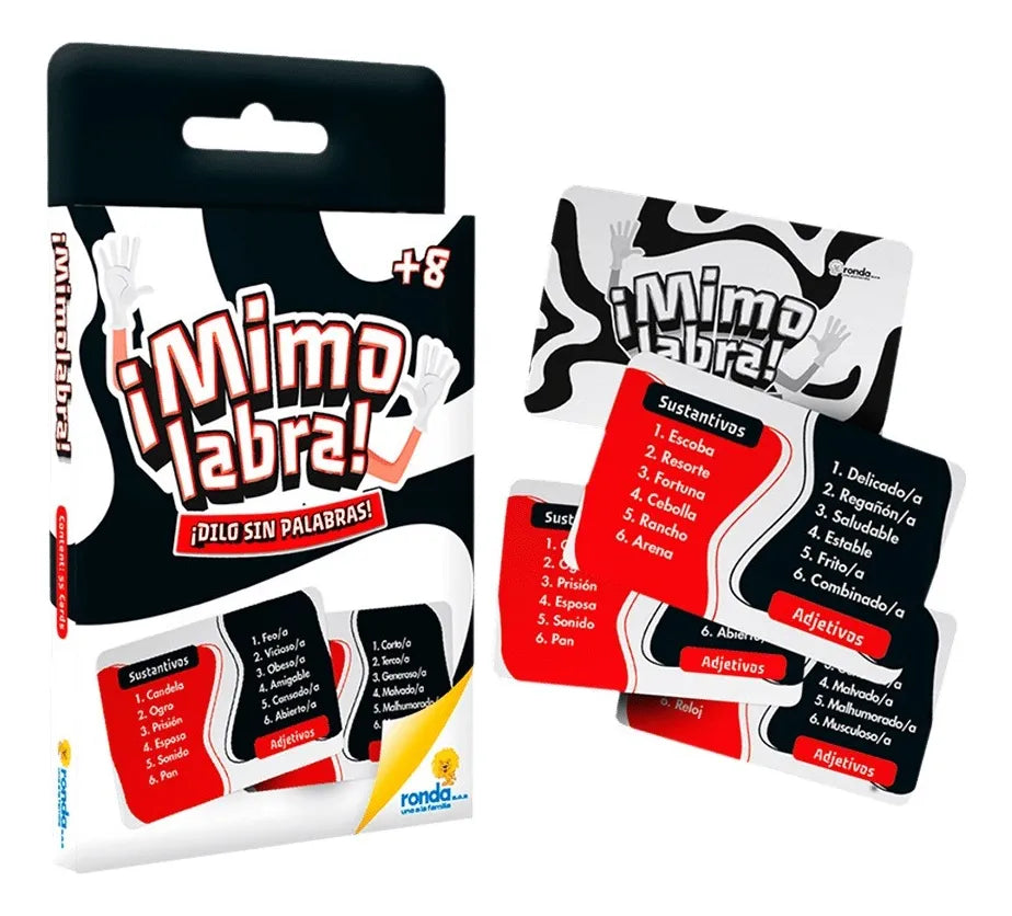 Juego De Mesa Mímica Mimolabra Para Familia