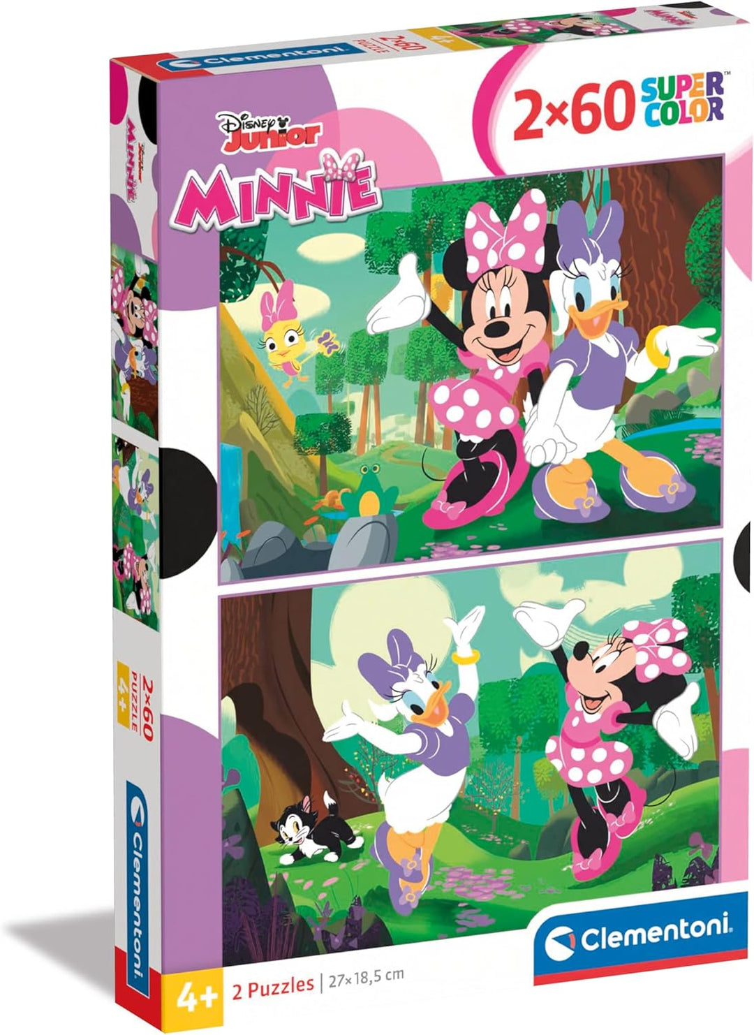 Rompecabezas 2x60 Piezas Minnie Para Niños