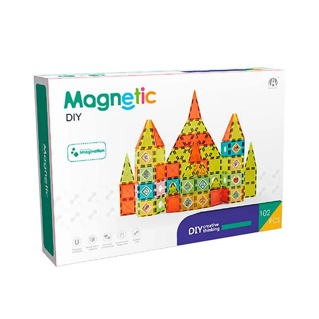 Bloques Construcción Magnético 102 Piezas