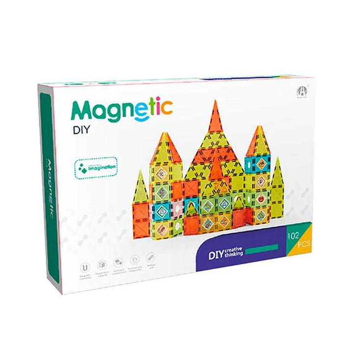 Bloques Construcción Magnético 102 Piezas