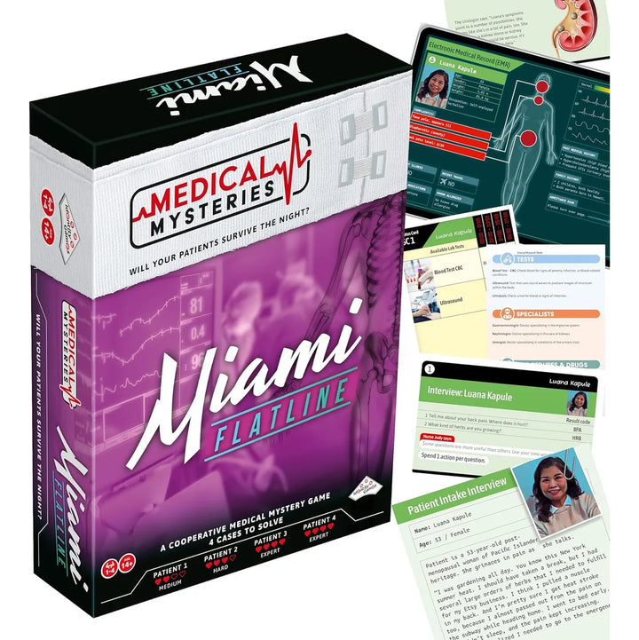 Juego De Mesa Medical Mysteries Miami  Adultos
