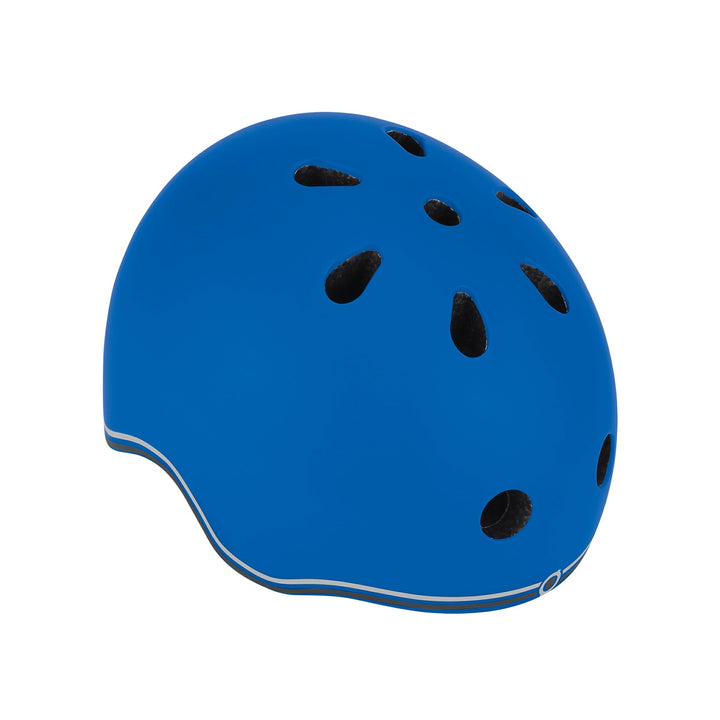 Casco Protector Niños Con Luz Led Ajustable Azul