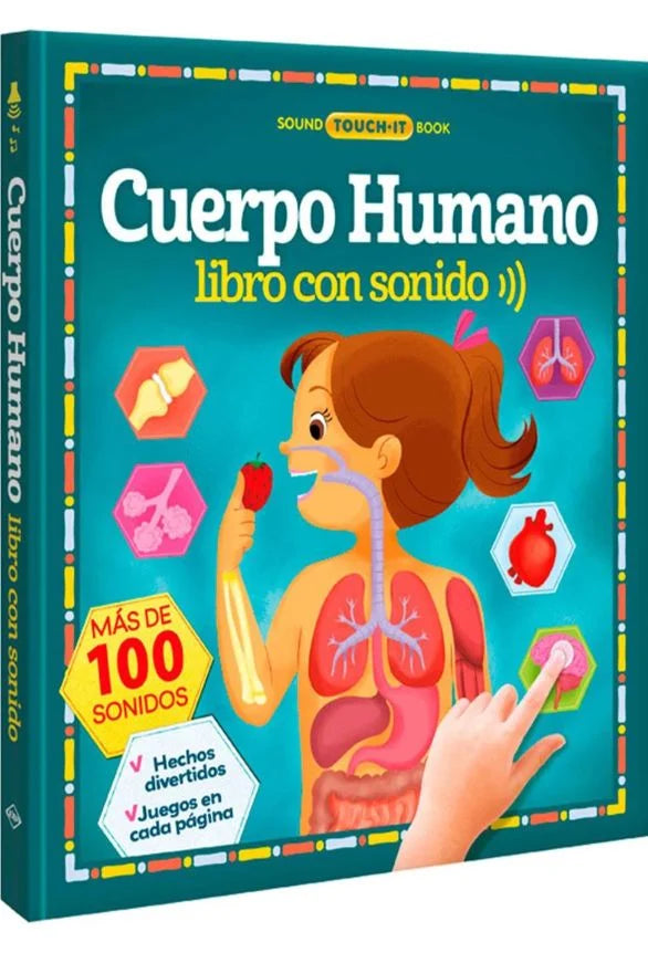 Libro Infantil Cuerpo Humano Con Sonidos Niños