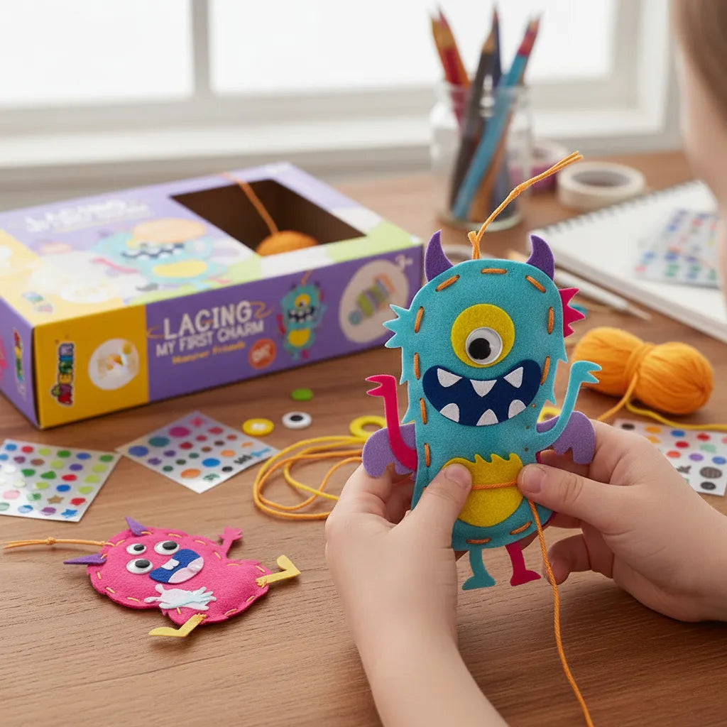 Set De Arte Y Manualidades Monster Tejidos Lv2