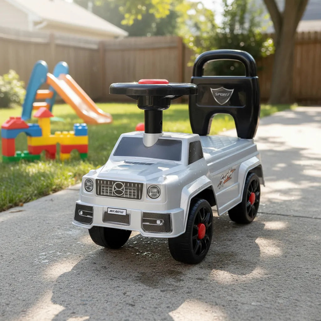 Carros Montable Con Bocina gris Para Niños
