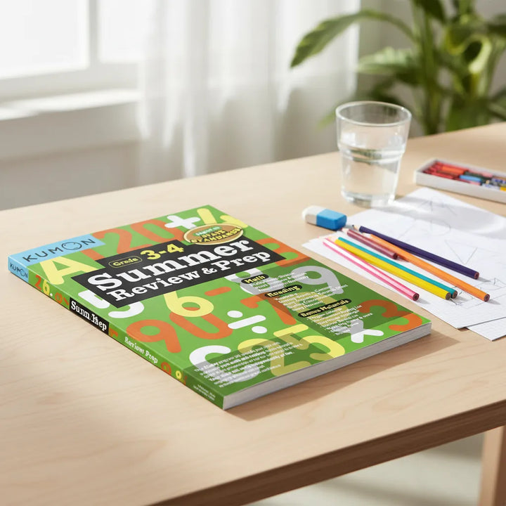 Libro Kumon Preparacion Matematicas Y Lectura Grado 3-4