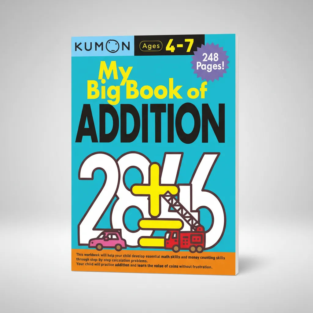 Libro Kumon Gran Libro De Sumas En Ingles Para Niños