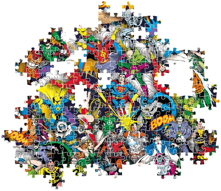 Rompecabezas 1000 Piezas Dc Comics Impossible Clementoni