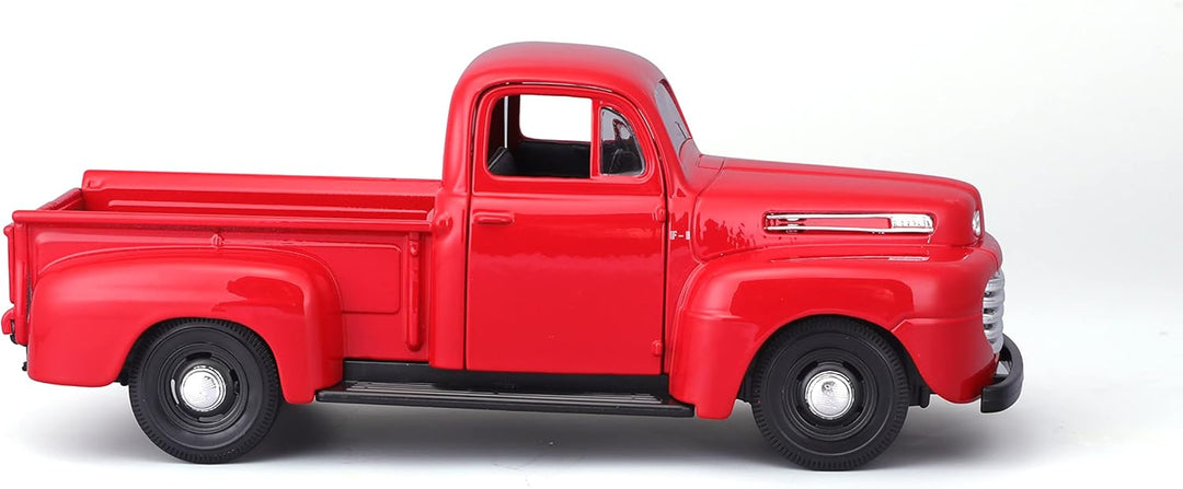 Carro Ensamblar 1:24 Al 1948 Ford F-1 Pick-up Rojo