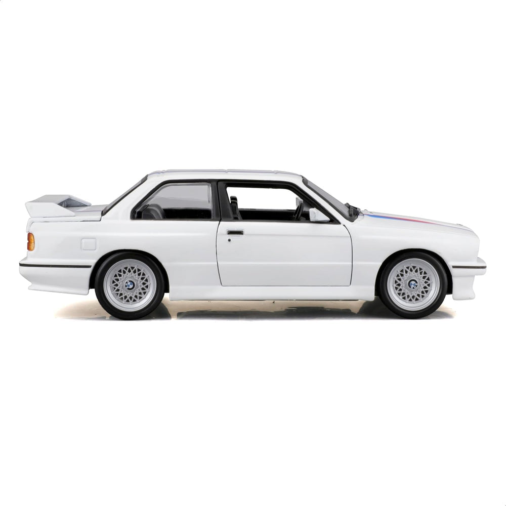Carro Coleccionable 1:24 Bmw M3 (e30) 1988 Blanco