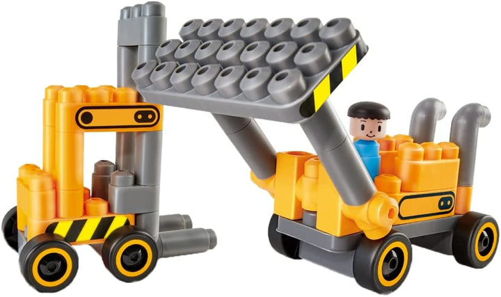 Set Construcción Motricidad Montacarga Niños