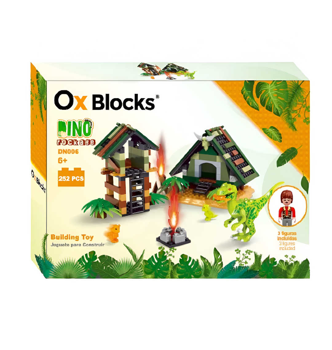 Set Mundo Prehistórico 252 Bloques para niños