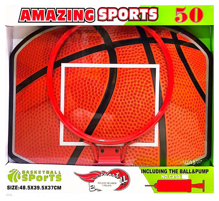 Juguete De Baloncesto Con Aro Y Pelota Para Niños