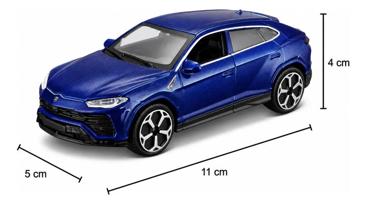 Carro A Escala Bburago 1:43 Lamborghini Urus Azul
