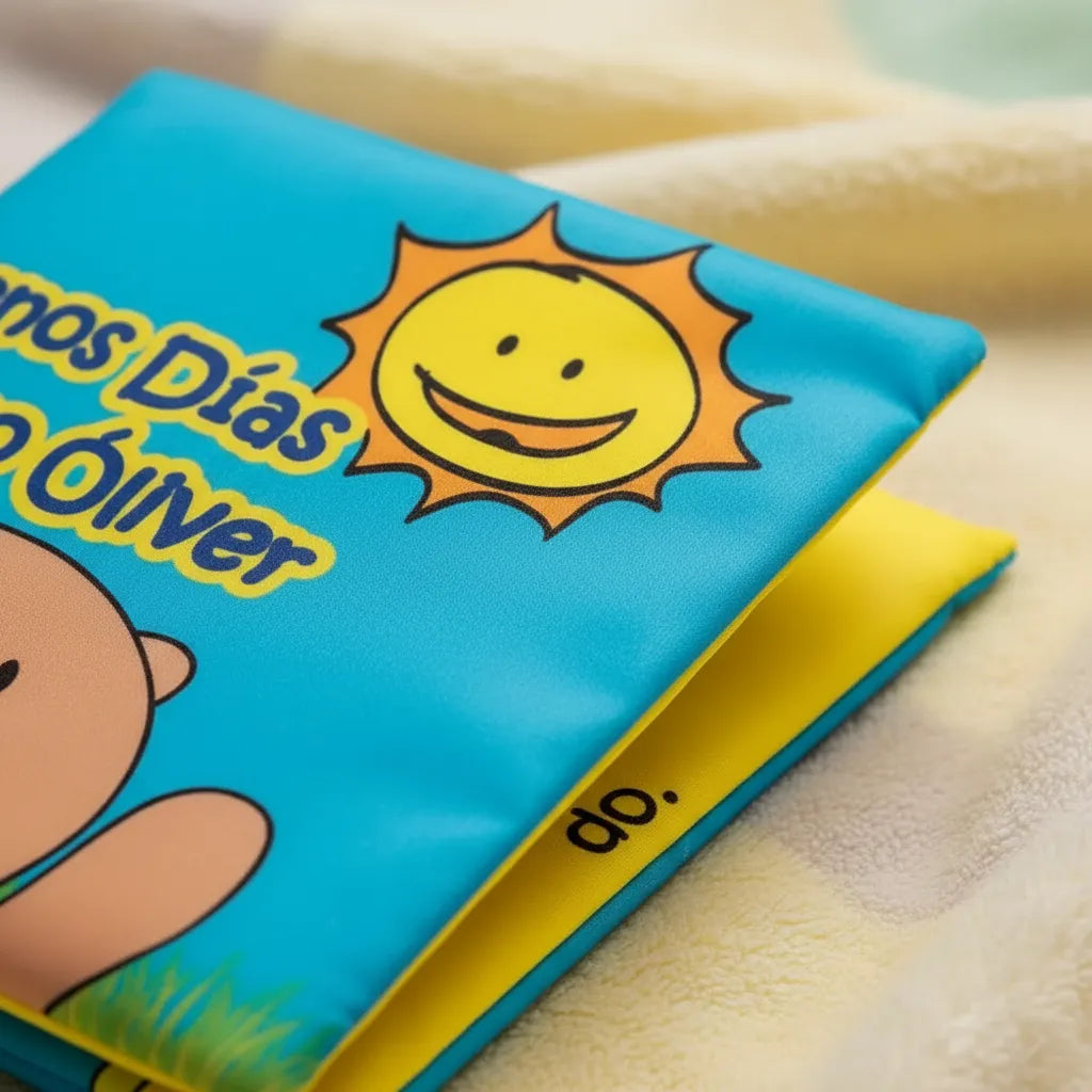 Libro De Tela Para Bebe Estimulación Sensorial