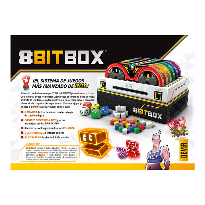 Juego De Mesa Consola 8 Bit Box Devir Para Niños